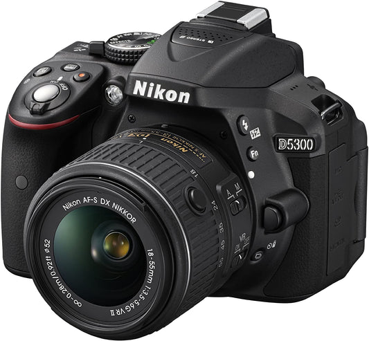 Nikon D5300 Digital SLR with 18-55mm VR II Compact Lens