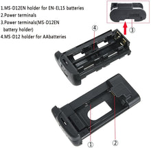 Load image into Gallery viewer, Battery Grip for Nikon D810 D800 D800E D810A DSLR Digital Camera as EN-EL15(MB-D12)
