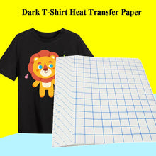 Load image into Gallery viewer, A4 Inkjet dark T-Shirt  heat Transfer Paper for light Cotton Fabric Heat Press Printing
