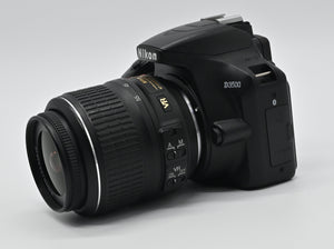 Used: Nikon D3500 W/ AF-P DX NIKKOR 18-55mm f/3.5-5.6G VR
