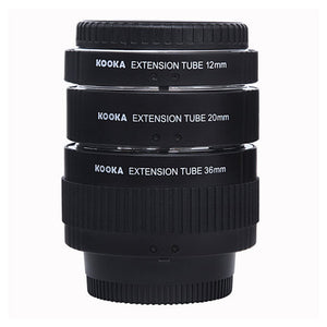 Kooka KK-N68 Extension tube set suitable for Nikon cameras (12mm,20mm,36mm)