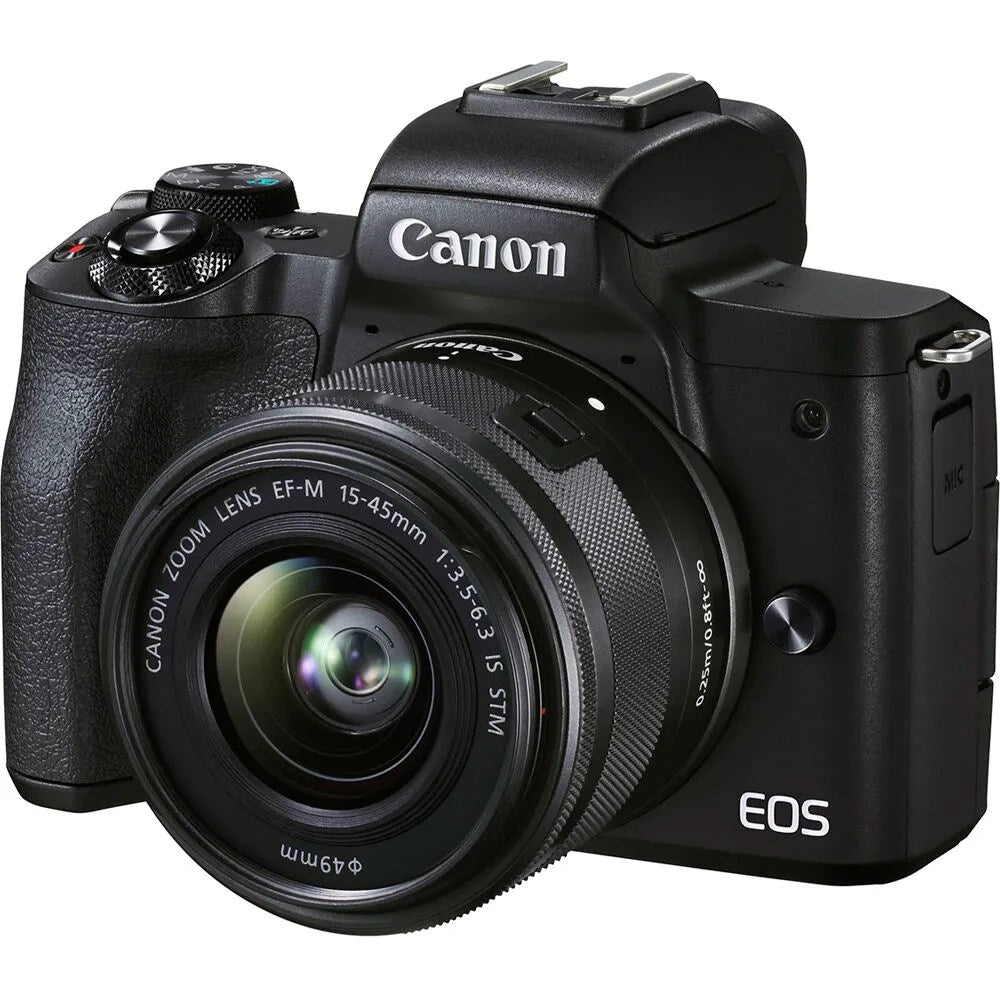 Canon EOS M50 Mark II + 15-45mm – Mirrorless Camera Kit