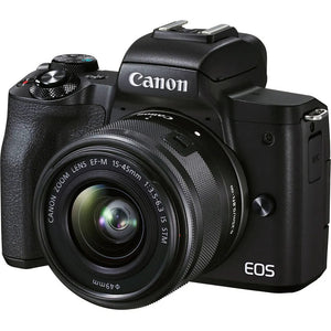 Canon EOS M50 Mark II + 15-45mm – Mirrorless Camera Kit