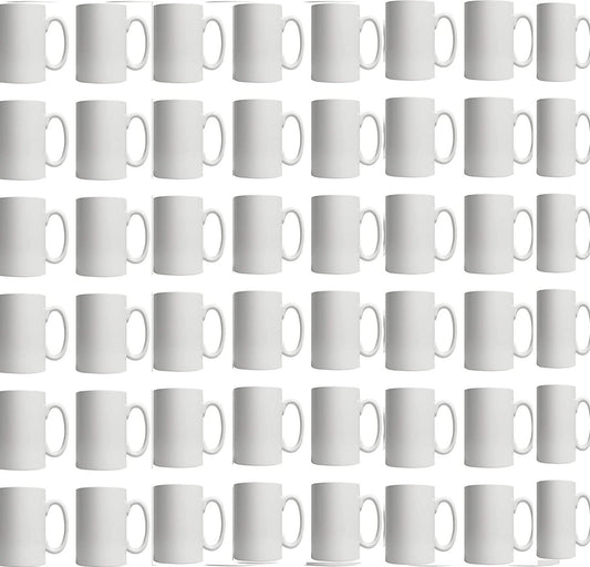 11oz White Ceramic Sublimation Coffee Mug Blank White , box of 36