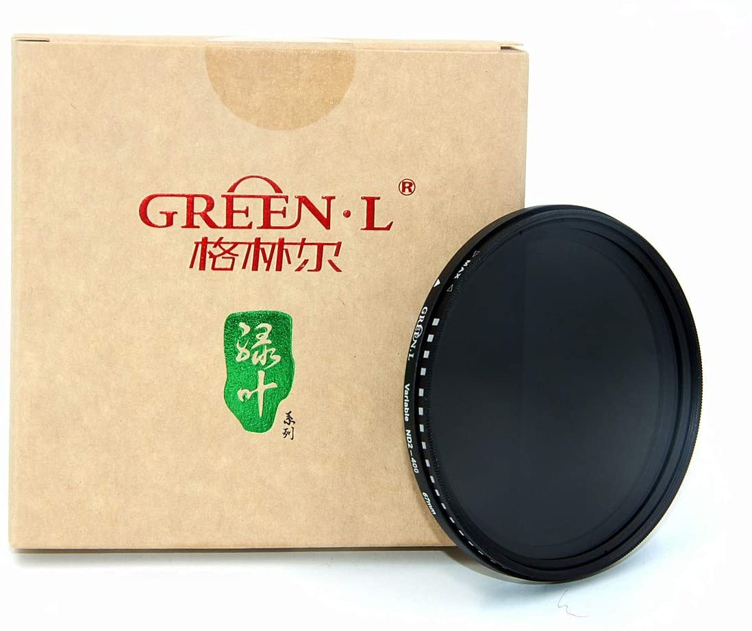 52mm Variable ND Filter,GREEN.L ND2 to ND400