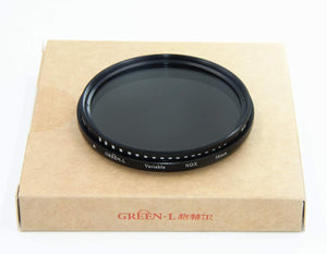 58mm Variable ND Filter,GREEN.L ND2 to ND400