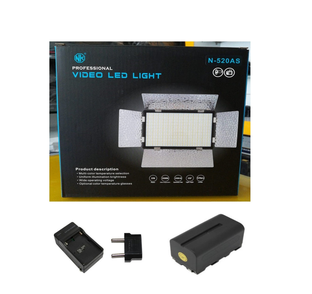 Professional Video LED Light N-520AS LED 3200K-5500K with Colour Temperature control