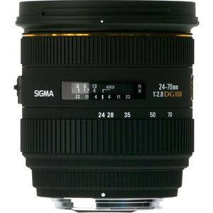 Used: Sigma 24-70mm f/2.8 IF EX DG HSM Autofocus Lens for canon
