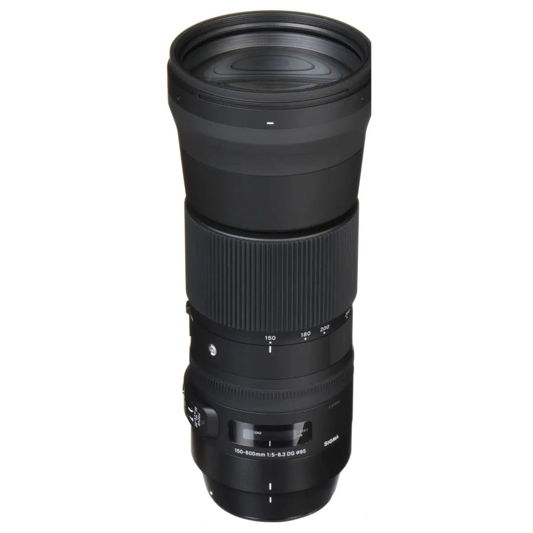 Used: Sigma 150-600mm f5-6.3 DG OS HSM Contemporary for Nikon DSLR Camera Lens