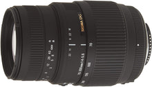 Load image into Gallery viewer, Used: Sigma 70-300mm f/4-5.6 DG Macro Motorized Telephoto Zoom Lens for Nikon Digital SLR Cameras
