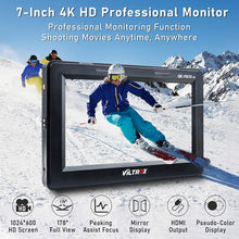 Load image into Gallery viewer, VILTROX DC-70 II 4K HDMI Field Monitor 7 INCH TFT LCD
