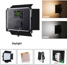 Load image into Gallery viewer, Yidoblo LED Video Light D-1080 with U Bracket &amp; Barndoors
