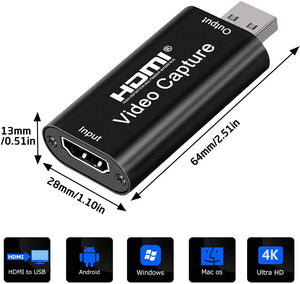 4K HDMI Video Capture Card/Live Streaming card USB 2.0
