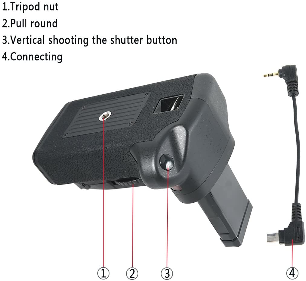 Battery Grip for Nikon D3100/D3200/D3300/D5300 SLR Digital Camera with remote control