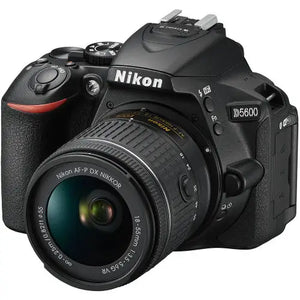 Used: Nikon D5600 DSLR camera with Dual Kit Lens