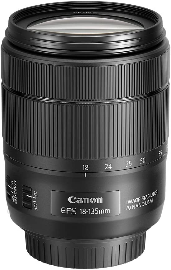 Canon EF-S 18-135mm f/3.5-5.6 Image Stabilization USM Lens (Used)