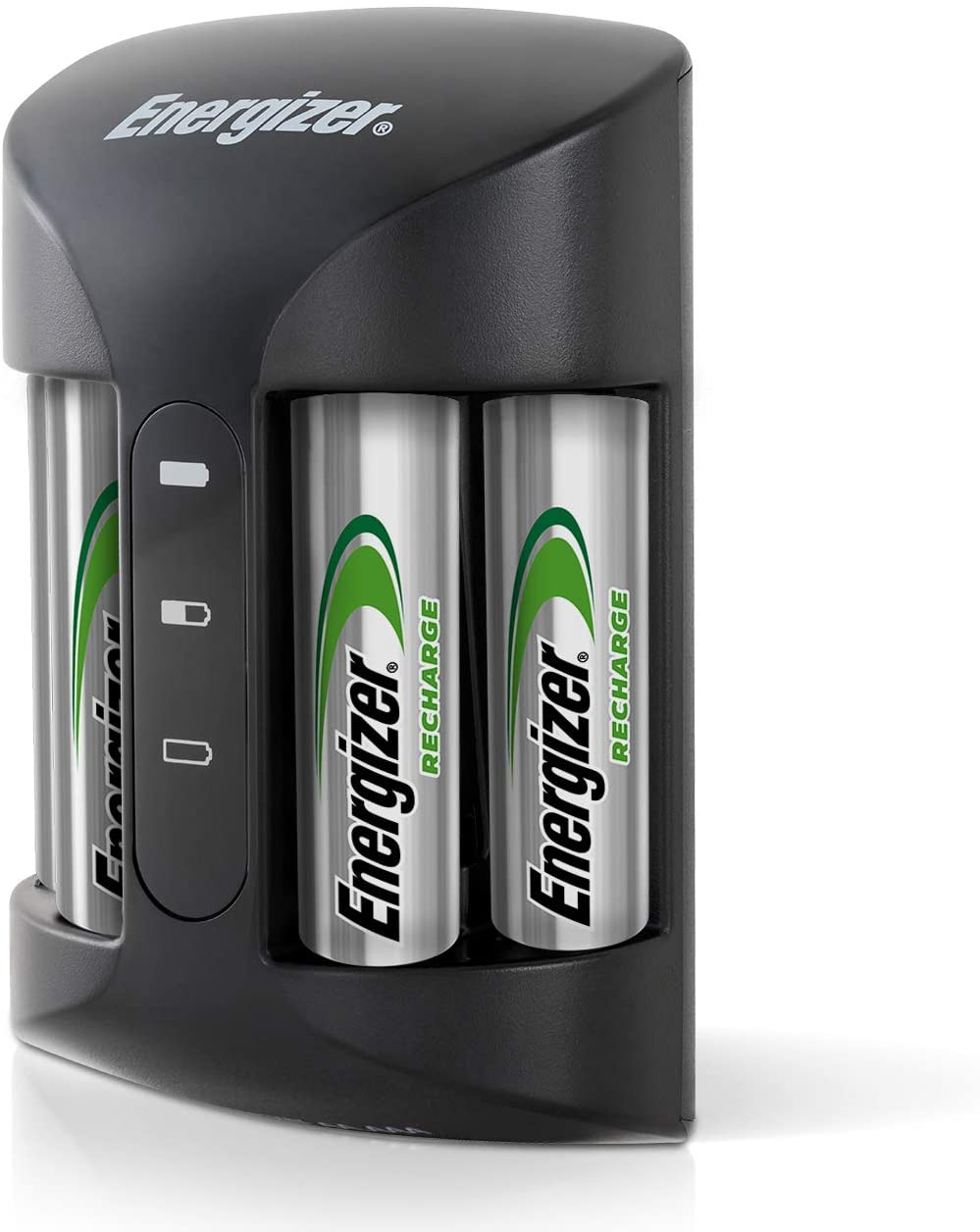 Energizer Rechargeable AA Battery Charger with 4 AA NiMH Rechargeable Batteries,