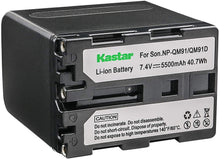 Load image into Gallery viewer, Kastar Battery 1-Pack for Sony NP-QM91D
