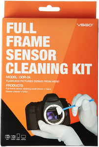 VSGO DDR24 DSLR or SLR Camera Full-Frame Sensor Cleaning Kit (12 X Full Frame Sensor Cleaning Swabs + 15ml Sensor Cleaner)