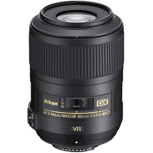 Used: Nikon AF-S 85mm f/3.5G VR DX Macro Lens