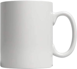 11oz White Ceramic Sublimation Coffee Mug Blank White , Pack of 1