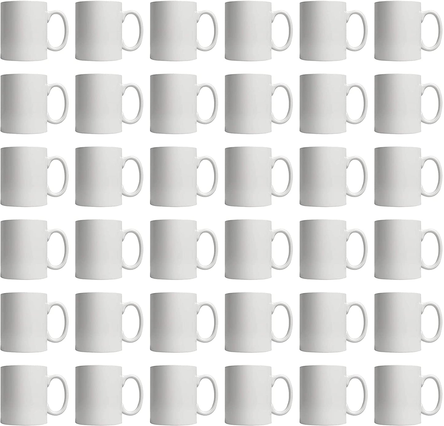 11oz White Ceramic Sublimation Coffee Mug Blank White , Case of 36