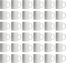 Load image into Gallery viewer, 11oz White Ceramic Sublimation Coffee Mug Blank White , Case of 36
