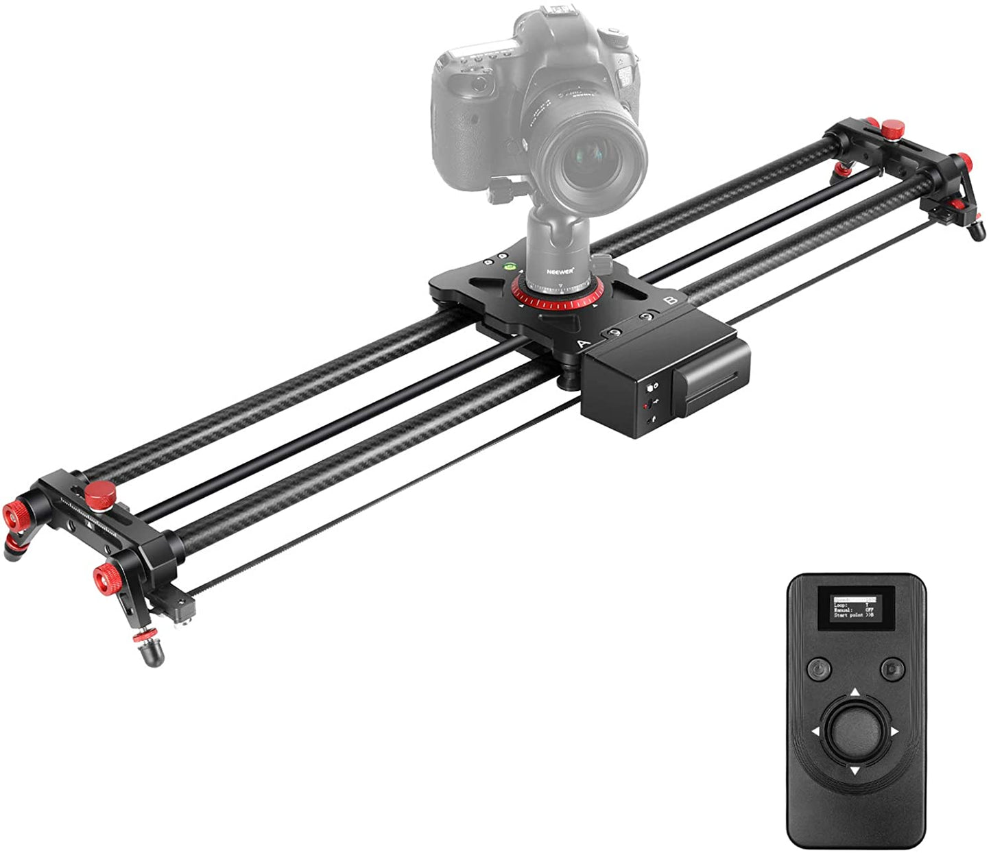 100CM Motorized Camera Slider with Remote control