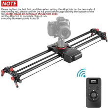 Load image into Gallery viewer, 100CM Motorized Camera Slider with Remote control
