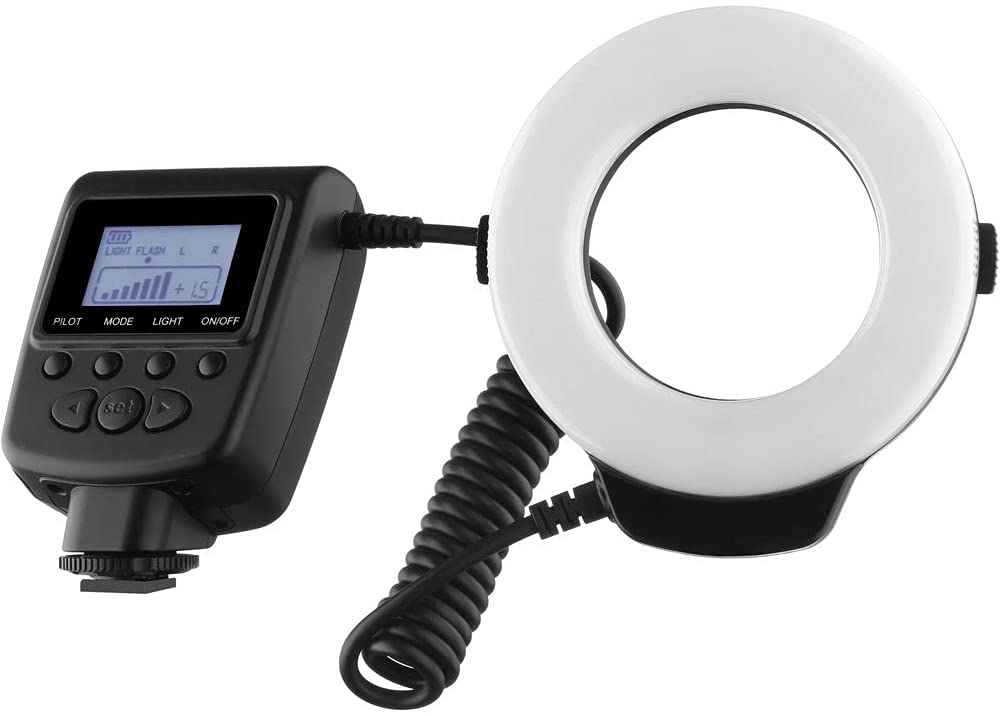 Digital Nc 48 Macro LED Ring Light & Ring Flash with LCD