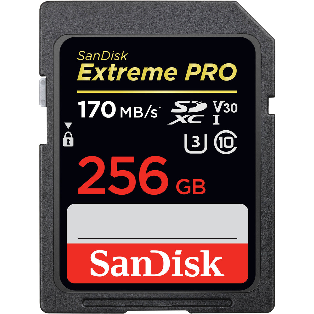 SanDisk Extreme PRO 256GB 170MB/s SDXC | Memory Card