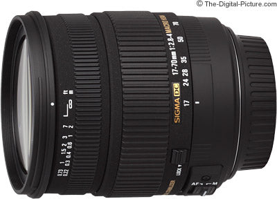 Used: Sigma 17-70mm f/2.8-4 DC Macro OS Lens For Canon