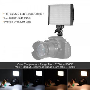 Tolifo PT-15 Bi-Color LED On Camera Light Kit A