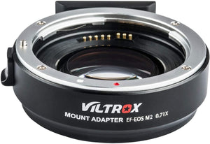 VILTROX Lens Mount Adapter EF-EOS M2, M3, M5, M6 ,M10, M50 & M100