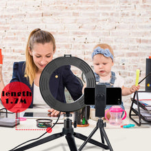 Load image into Gallery viewer, 6 Inch LED Ring Light with Tripod Stand
