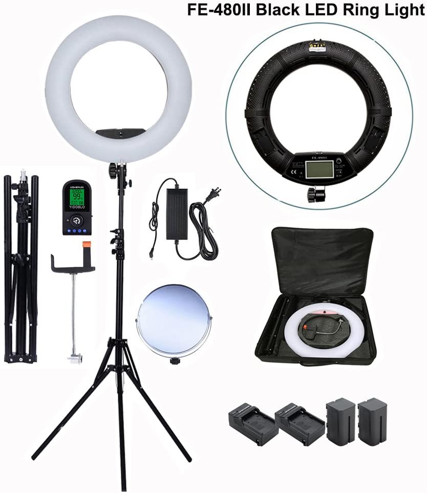 18 inch Bi-colour LED Ring light FE-480ii with remote control Kit